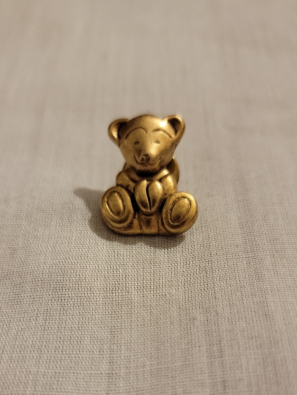 Gold-Tone Teddy Bear BROOCH PIN